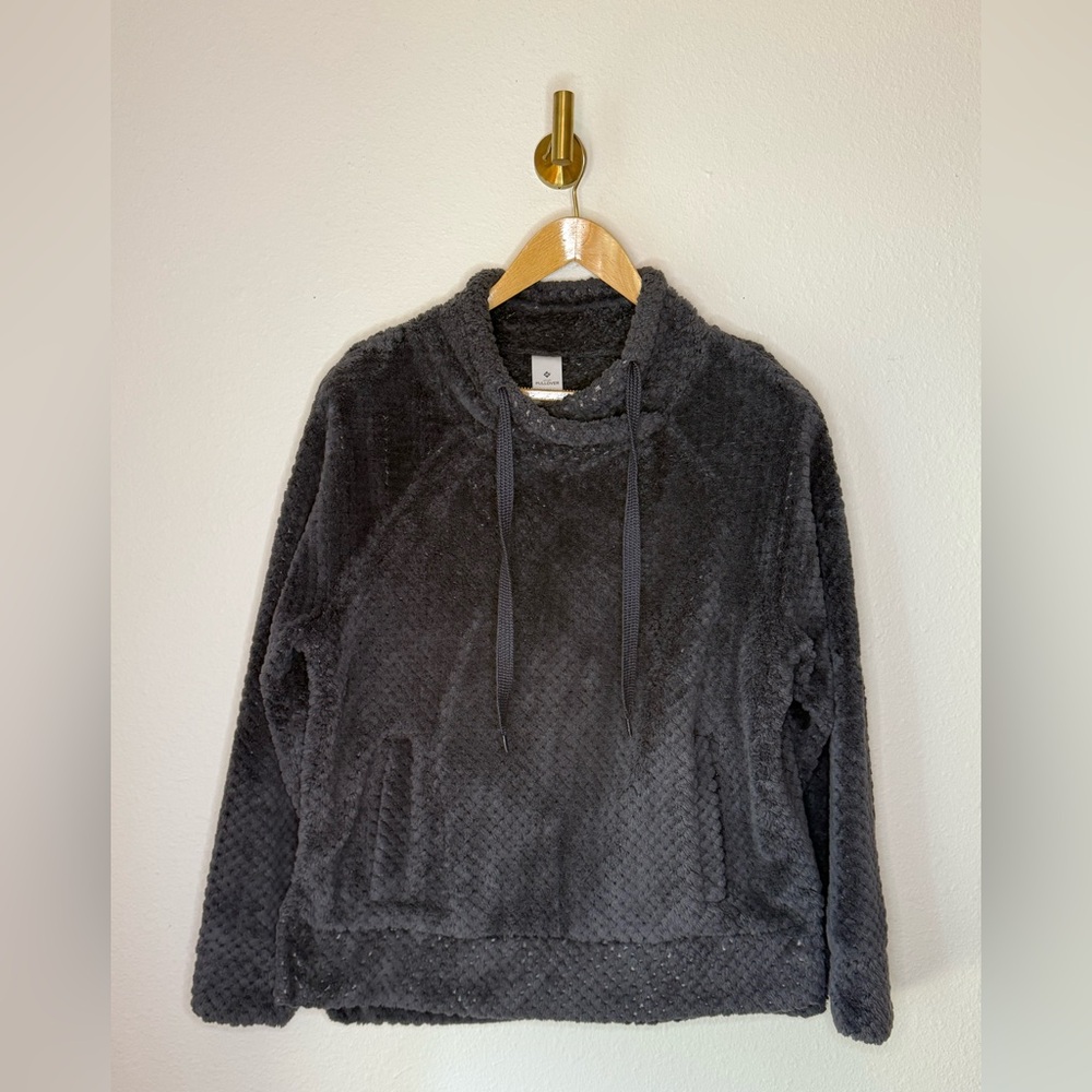 Members Mark Gray Plush Pullover Sweatshirt size S